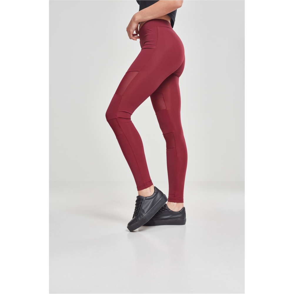 Urban Classics - Tech Mesh Sportlegging - Rood